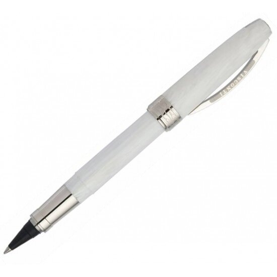 Ручка-ролер Visconti 78500 Venus Marble White RG від компанії "Cronos" поза часом - фото 1