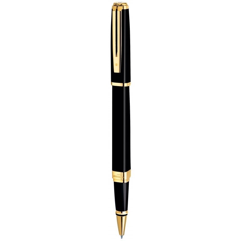 Ручка ролер Waterman EXCEPTION Slim Black GT RB 41 028 від компанії "Cronos" поза часом - фото 1