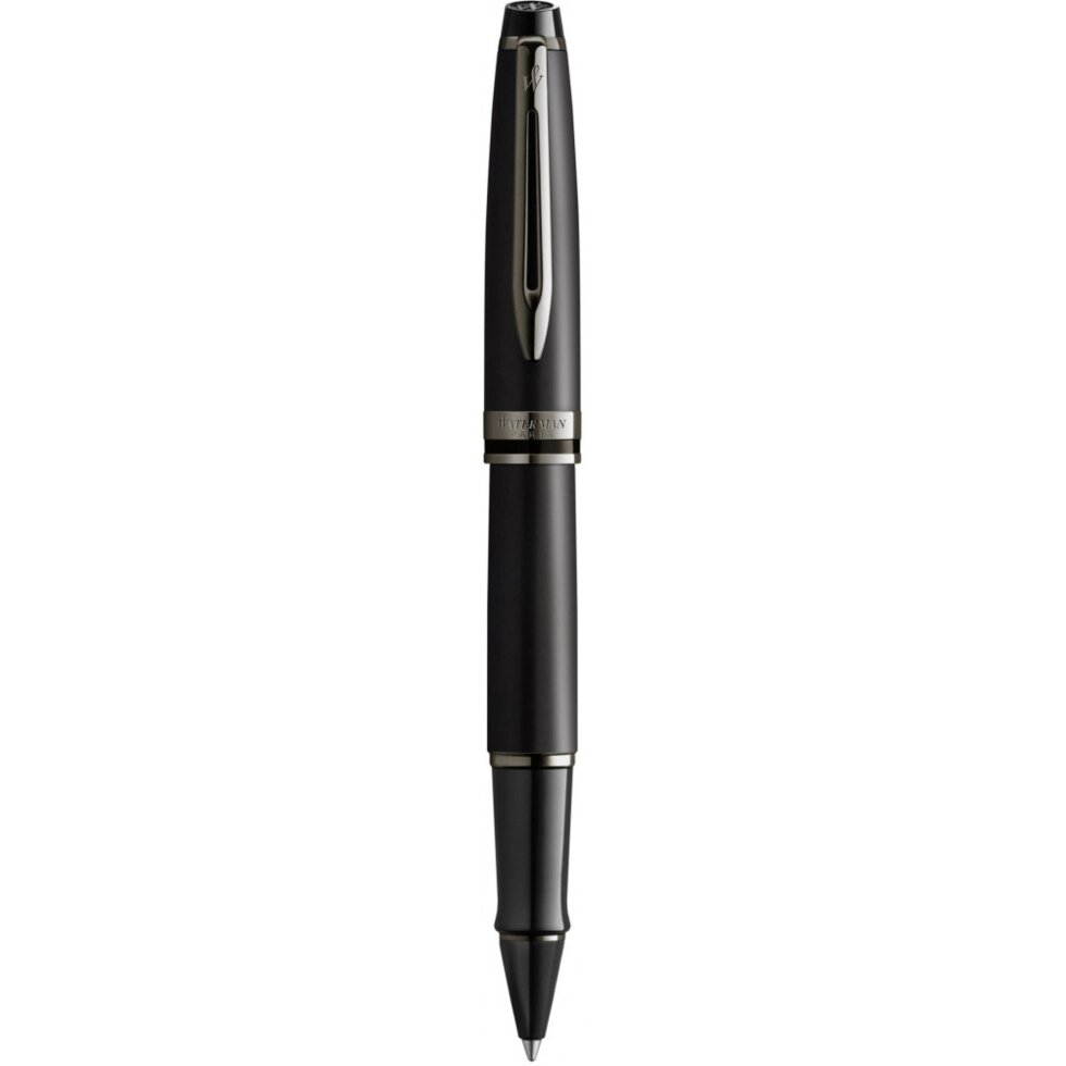 Ручка ролер Waterman EXPERT Metallic Black Lacquer RT RB 40 046 від компанії "Cronos" поза часом - фото 1