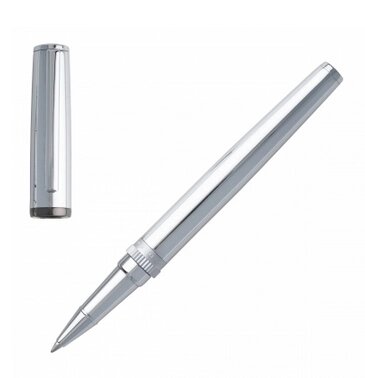 Ручка роллерная Hugo Boss HSN9675B з блискучою хромованою обробкою від компанії "Cronos" поза часом - фото 1