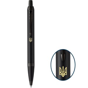 Ручка кулькова Parker IM 17 Ахроматичні Black BT BP Тризуб 22 932_TR