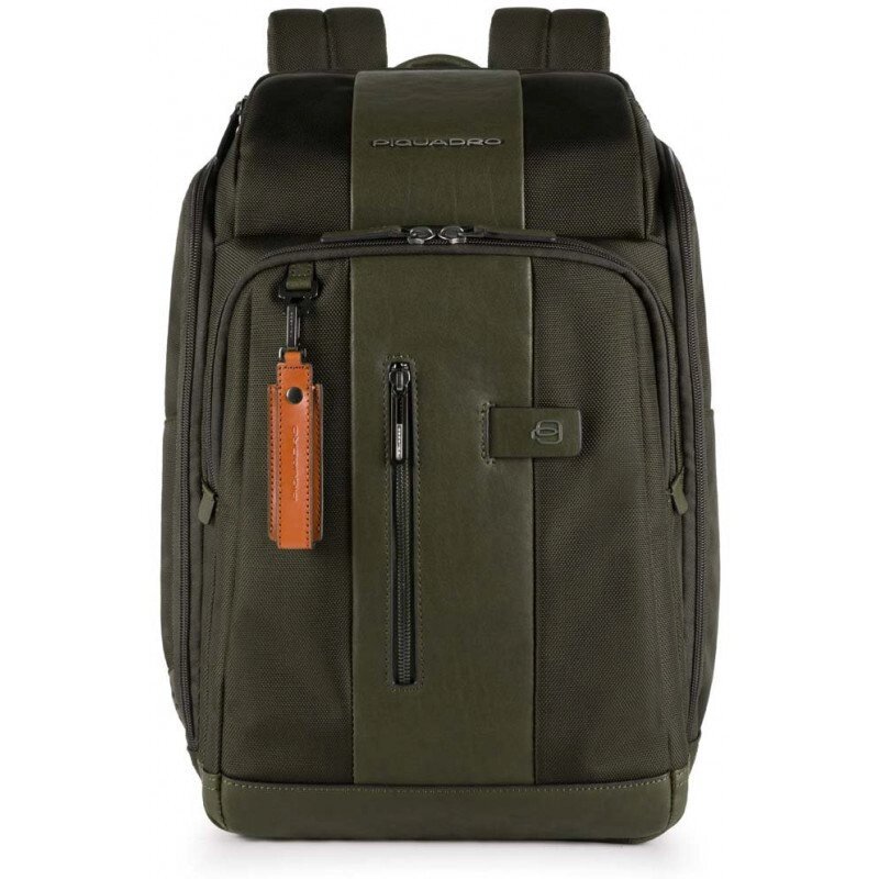Рюкзак для ноутбука Piquadro BRIEF/Green CA4443BR_VE від компанії "Cronos" поза часом - фото 1