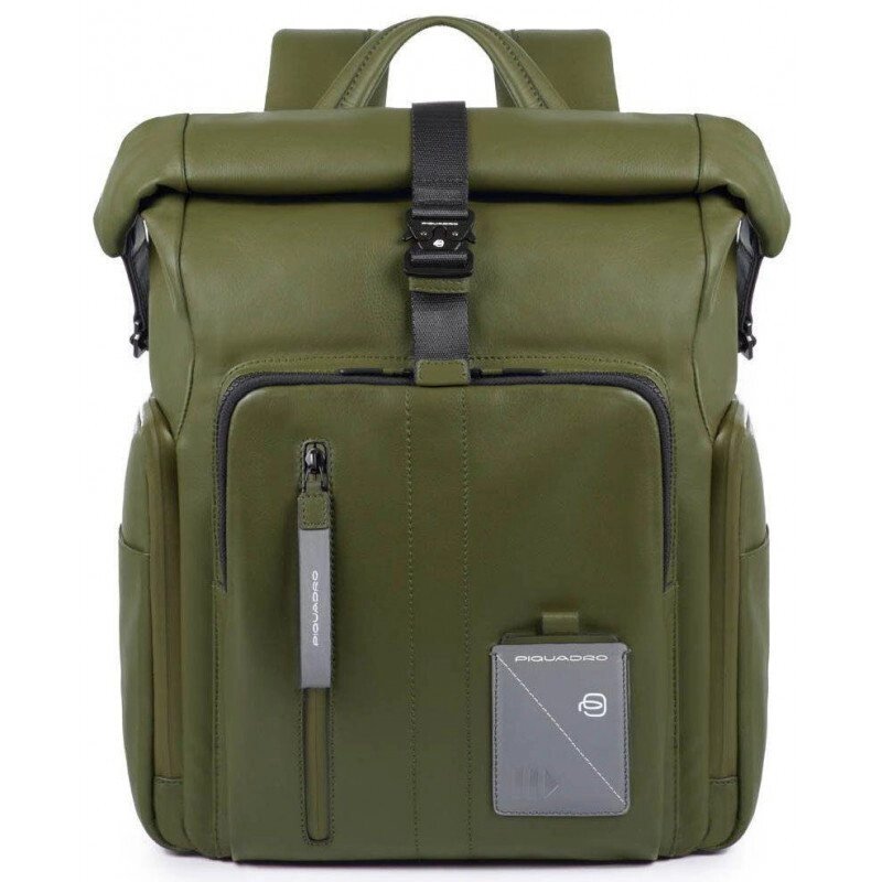 Рюкзак для ноутбука Piquadro EXPLORER Bagmotic/Green CA4789W97BM_VE від компанії "Cronos" поза часом - фото 1
