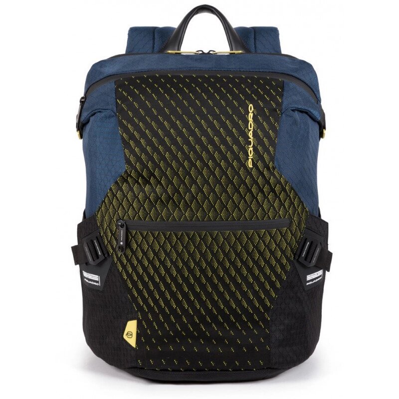 Рюкзак для ноутбука Piquadro PQ-Y/Blue-Yellow CA5115PQY_BLG від компанії "Cronos" поза часом - фото 1