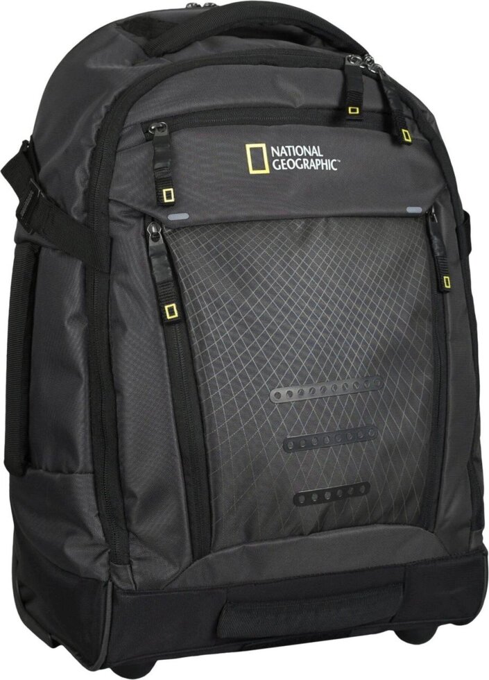 Рюкзак дорожній на колесах National Geographic Trail N13414;06 чорний від компанії "Cronos" поза часом - фото 1