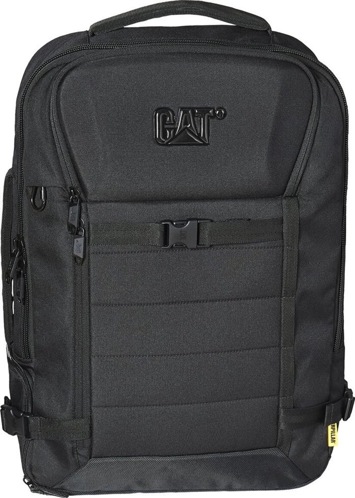 Рюкзак дорожній з відділенням для ноутбука CAT Ultimate Protect 83703;01 чорний від компанії "Cronos" поза часом - фото 1