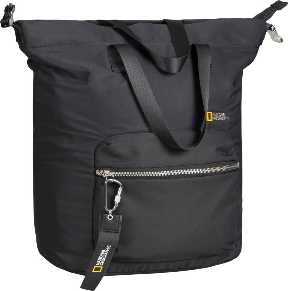 Рюкзак-сумка з відділенням для планшета National Geographic Research N16189;06 чорний від компанії "Cronos" поза часом - фото 1