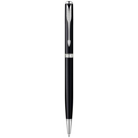 Шариковая ручка Parker Sonnet Slim Laque Black SP BP 85 831S від компанії "Cronos" поза часом - фото 1