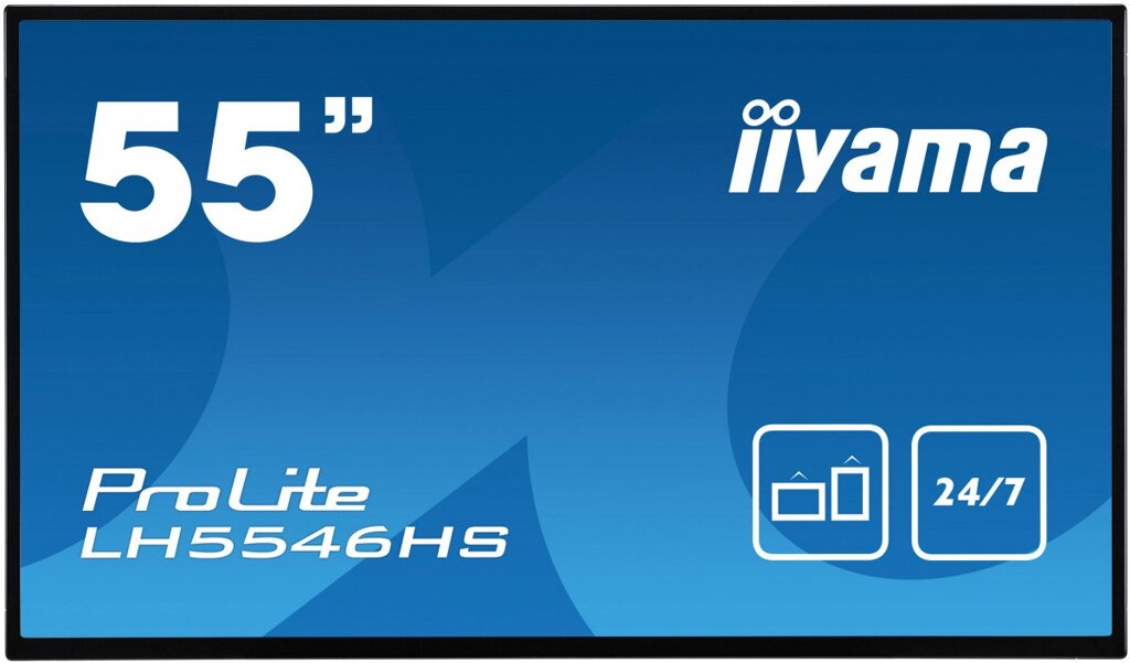 Широкоформатний інформаційний дисплей Iiyama LH5546HS-B1 від компанії "Cronos" поза часом - фото 1