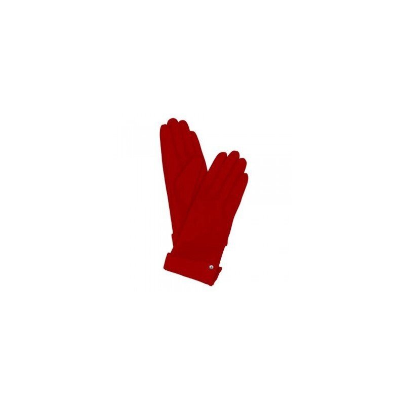 Шкір. рукавички Piquadro Пиквадро Guanti 4 дружин. з кнопкою червоні розм. M Артикул GU2367G4/R-M від компанії "Cronos" поза часом - фото 1