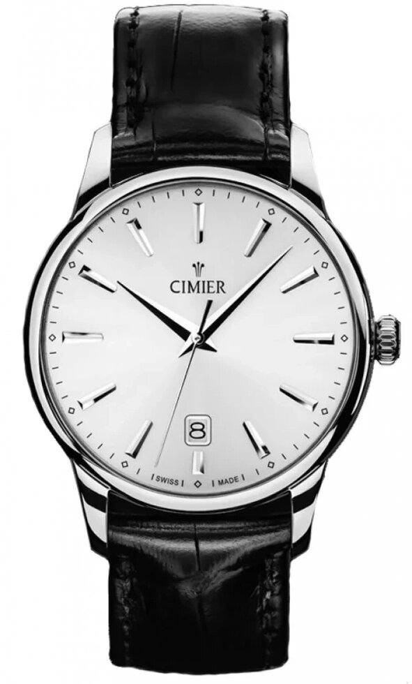 Швейцарські наручні годинники Cimier 2419-SS011 від компанії "Cronos" поза часом - фото 1