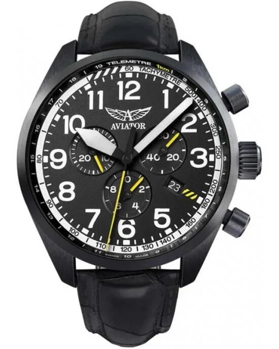 Швейцарський годинник Aviator V. 2.25.5.169.4 від компанії "Cronos" поза часом - фото 1
