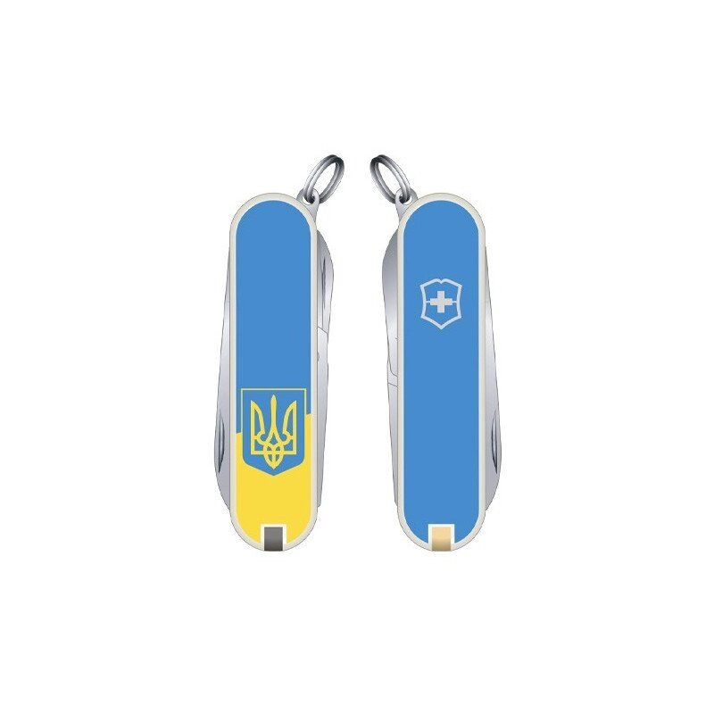 Складаний ніж Victorinox CLASSIC SD UKRAINE 0.6223.7R3 від компанії "Cronos" поза часом - фото 1