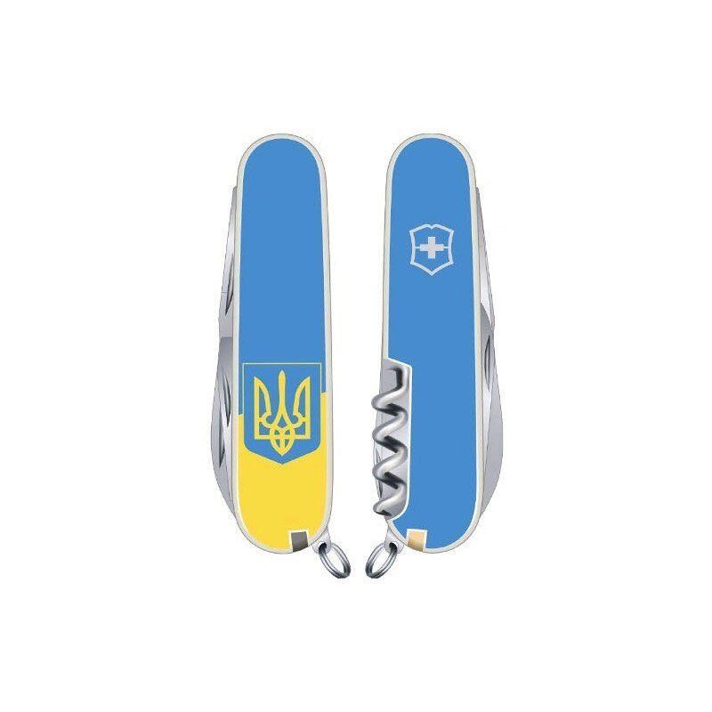 Складаний ніж Victorinox CLIMBER UKRAINE 1.3703.7R3 від компанії "Cronos" поза часом - фото 1