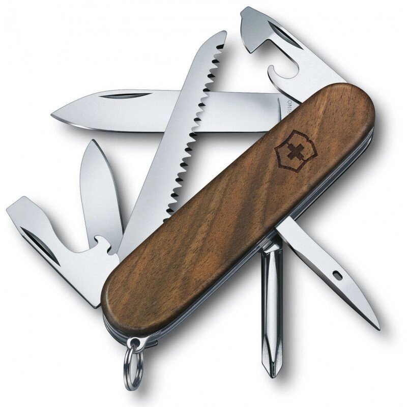 Складаний ніж Victorinox HIKER WOOD 1.4611.63 від компанії "Cronos" поза часом - фото 1