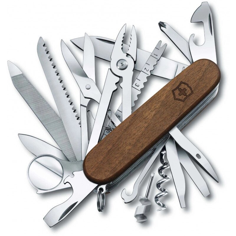 Складаний ніж Victorinox SWISSCHAMP WOOD 1.6791.63 від компанії "Cronos" поза часом - фото 1