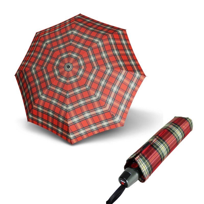 Складаний парасолька Knirps T. 200 Medium Duomatic Check Red Kn9532005190 від компанії "Cronos" поза часом - фото 1