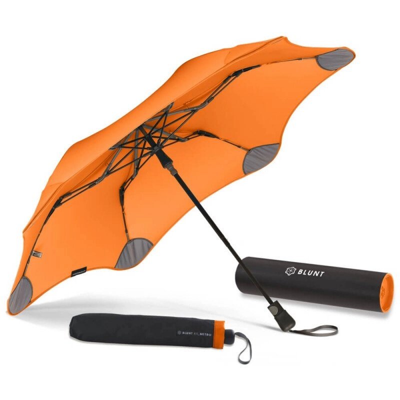 Складной зонт Blunt XS Metro Orange BL00103 від компанії "Cronos" поза часом - фото 1