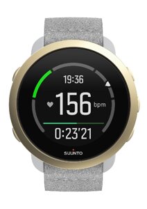 Смарт-годинник для фітнесу і тренувань suunto 3 pebble WHITE LIGHT GOLD