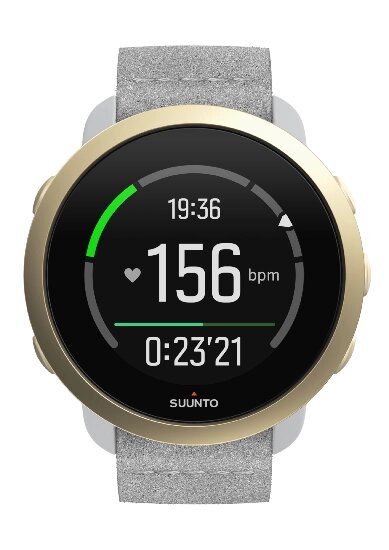 Смарт-годинник для фітнесу і тренувань SUUNTO 3 PEBBLE WHITE LIGHT GOLD від компанії "Cronos" поза часом - фото 1