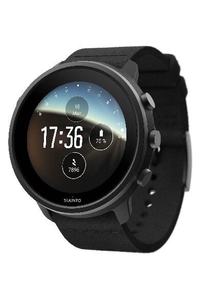 Смарт-годинник SUUNTO 7 MATTE BLACK TITANIUM з безліччю спортивних функцій від компанії "Cronos" поза часом - фото 1