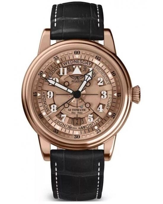 V. 3.36.2.288.4 Швейцарський годинник Aviator від компанії "Cronos" поза часом - фото 1