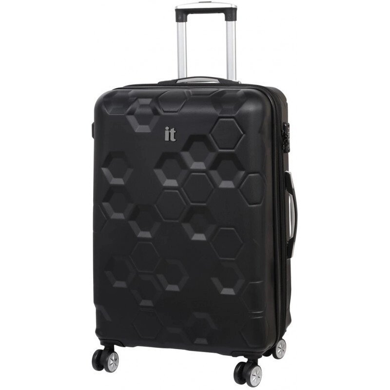Валіза IT Luggage HEXA/M Black Середній IT16-2387-08-M-S001 від компанії "Cronos" поза часом - фото 1