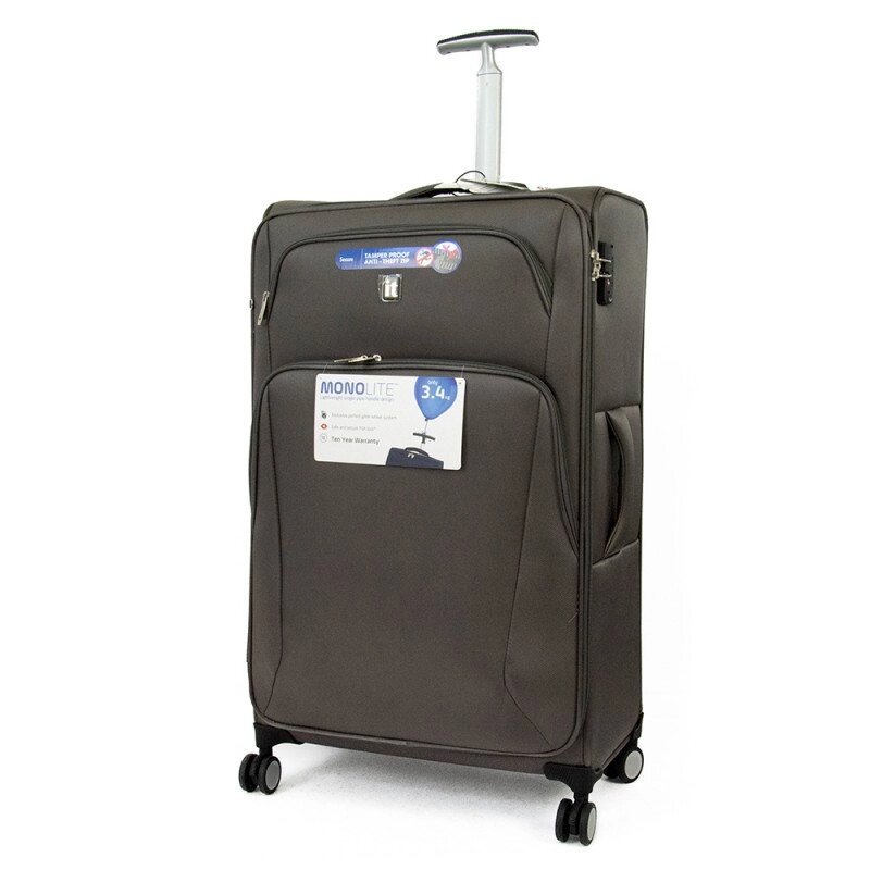 Валіза IT Luggage SATIN/Dark Grey L Великий IT12-2225-08-L-S755 від компанії "Cronos" поза часом - фото 1