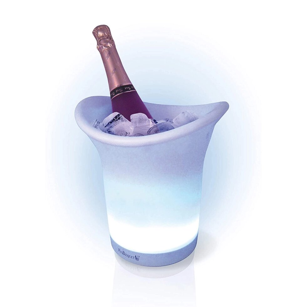 Відерце для льоду на дві пляшки Vin Bouquet FIE 027 світлодіодне від компанії "Cronos" поза часом - фото 1