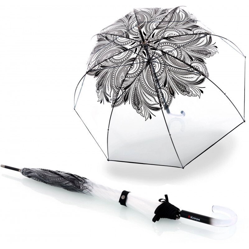 Жіноча парасолька-тростина Knirps C. 760 Transparent View Kn96 8760 8318 від компанії "Cronos" поза часом - фото 1