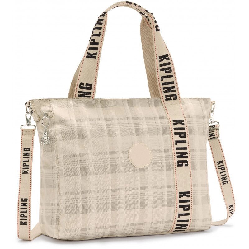 Жіноча сумка Kipling ASSENI Soft Plaid Bl (95X) KI5426_95X від компанії "Cronos" поза часом - фото 1
