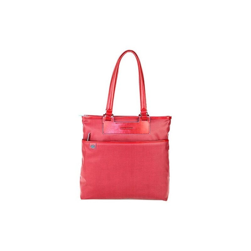 Жіноча сумка Piquadro AKI/Red верт. з чохлом д/ноутбука/iPad mini (37x38x8,5) BD3107AK_R від компанії "Cronos" поза часом - фото 1