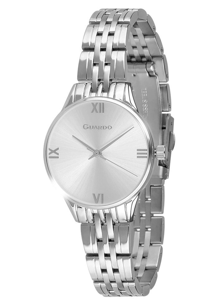 Жіночі наручні годинники Guardo 012675-1 (m. SS) від компанії "Cronos" поза часом - фото 1