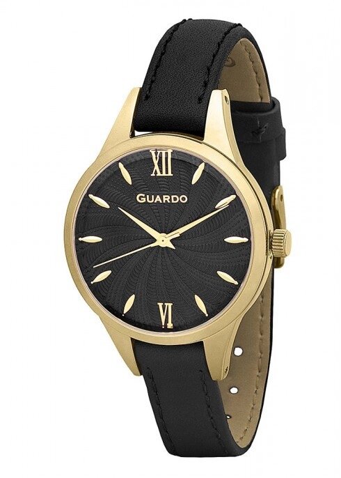 Жіночі наручні годинники Guardo B01099 GBB від компанії "Cronos" поза часом - фото 1