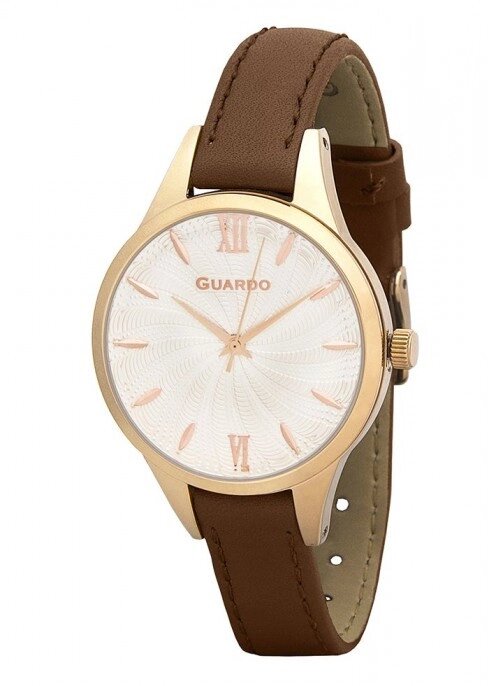 Жіночі наручні годинники Guardo B01099 RgWBr від компанії "Cronos" поза часом - фото 1