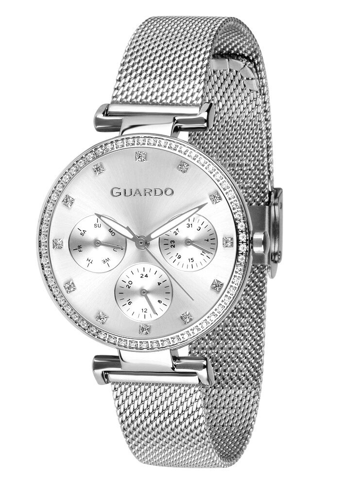 Жіночі наручні годинники Guardo B01652-2 (m. SS) від компанії "Cronos" поза часом - фото 1
