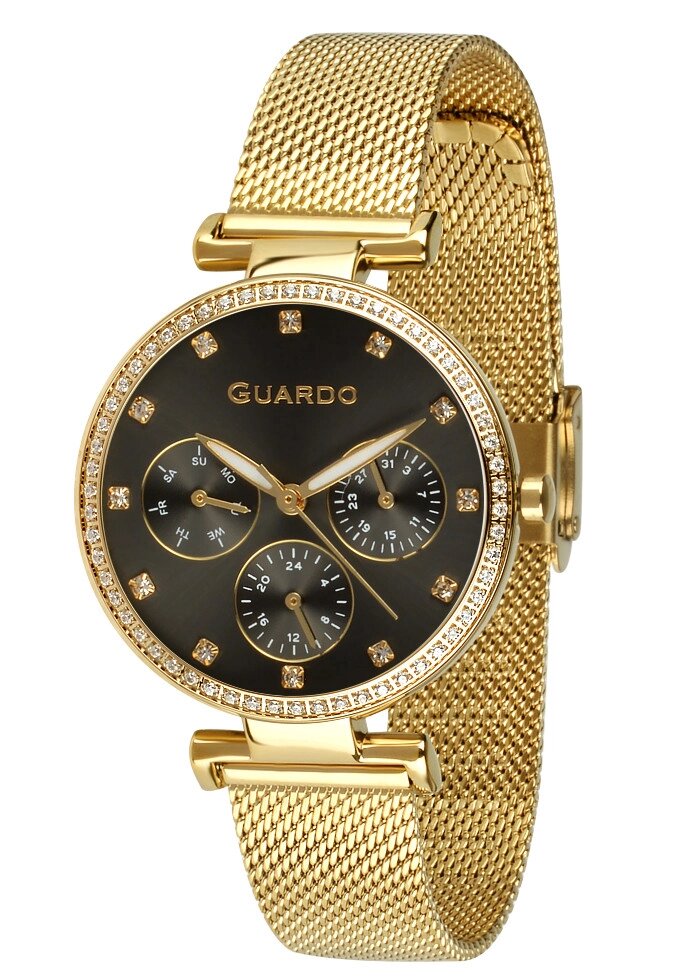 Жіночі наручні годинники Guardo B01652-4 (m. GB) від компанії "Cronos" поза часом - фото 1