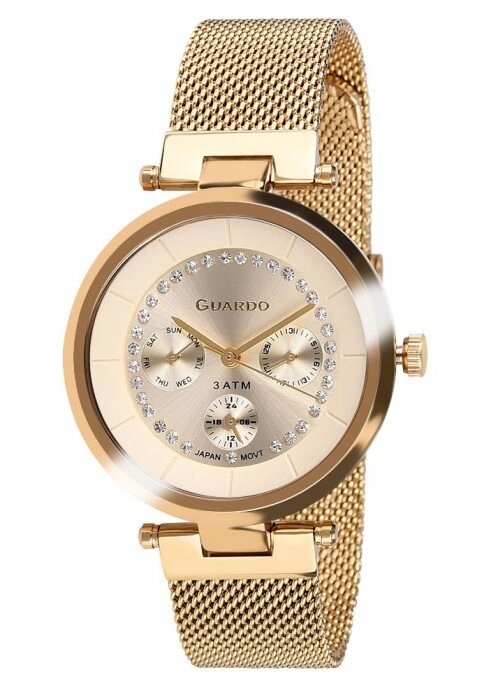 Жіночі наручні годинники Guardo P11405(m) GG від компанії "Cronos" поза часом - фото 1