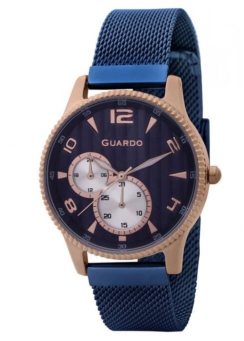 Жіночі наручні годинники Guardo P11718(m) RgBlBl від компанії "Cronos" поза часом - фото 1