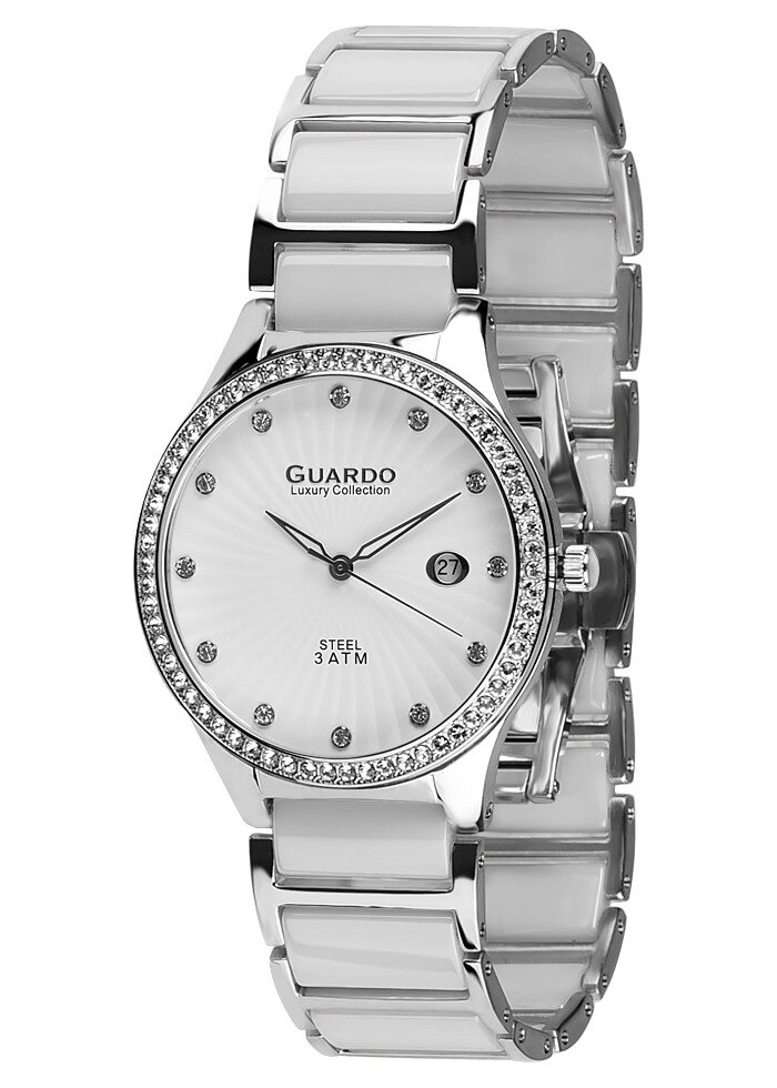 Жіночі наручні годинники Guardo S00578 (m) SW від компанії "Cronos" поза часом - фото 1