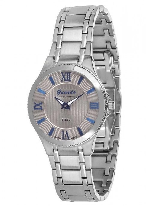 Жіночі наручні годинники Guardo S01503 (m) SBl від компанії "Cronos" поза часом - фото 1