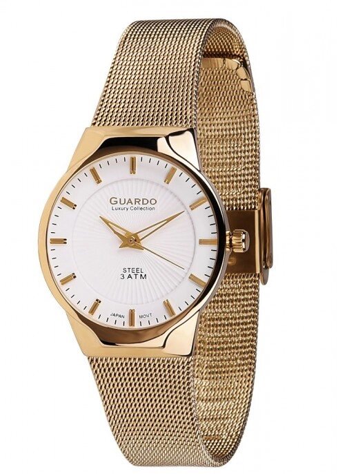 Жіночі наручні годинники Guardo S01649(m) GW від компанії "Cronos" поза часом - фото 1