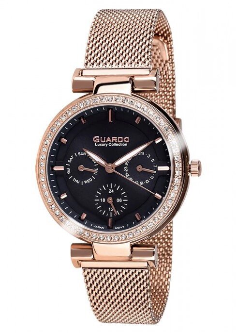 Жіночі наручні годинники Guardo S01652 (m) RgBl від компанії "Cronos" поза часом - фото 1