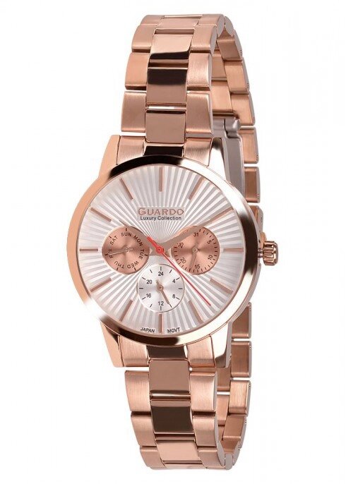 Жіночі наручні годинники Guardo S01655-5 (m. RgW) від компанії "Cronos" поза часом - фото 1