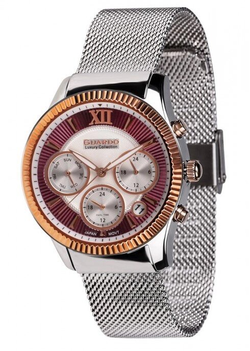 Жіночі наручні годинники Guardo S01861 (m) RgsPr від компанії "Cronos" поза часом - фото 1