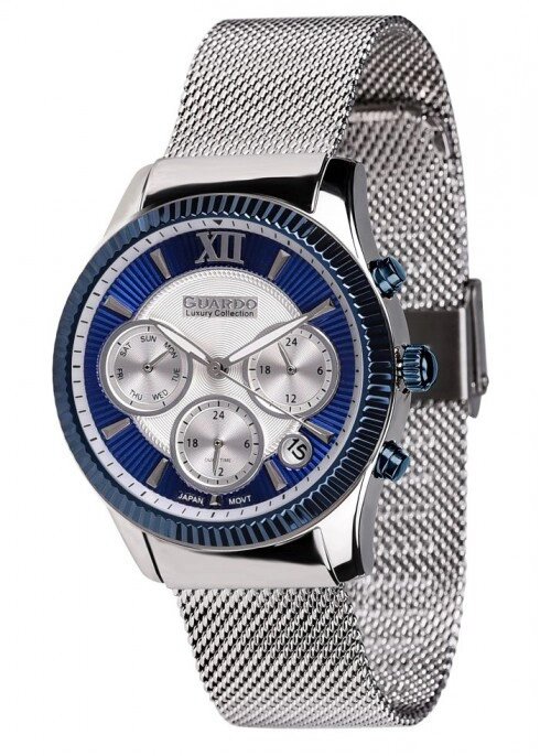 Жіночі наручні годинники Guardo S01861 (m) SBl від компанії "Cronos" поза часом - фото 1
