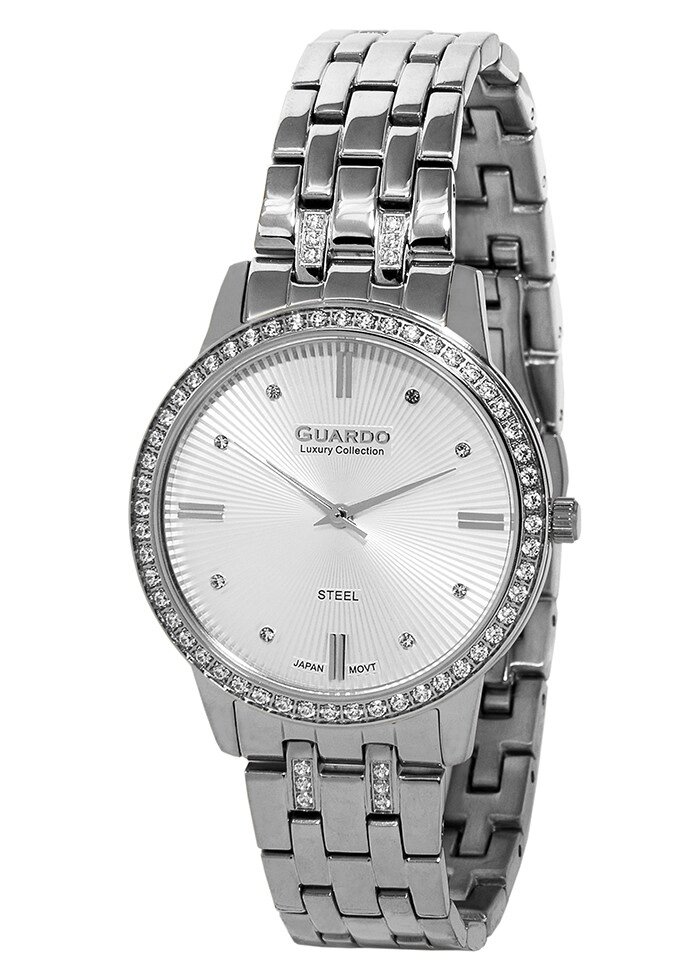 Жіночі наручні годинники Guardo S01871(m) SS від компанії "Cronos" поза часом - фото 1