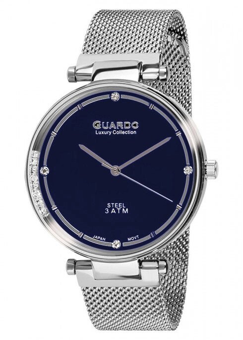Жіночі наручні годинники Guardo S01959 (m) SBl від компанії "Cronos" поза часом - фото 1