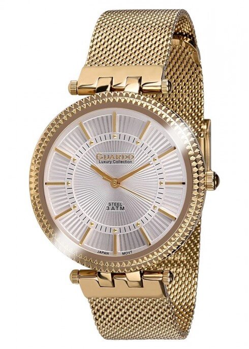 Жіночі наручні годинники Guardo S01981(m) GW від компанії "Cronos" поза часом - фото 1