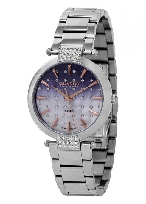 Жіночі наручні годинники Guardo S02040(m) SBl від компанії "Cronos" поза часом - фото 1